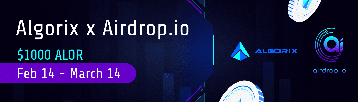 Algorix - join the $1000 ALOR drop! cover